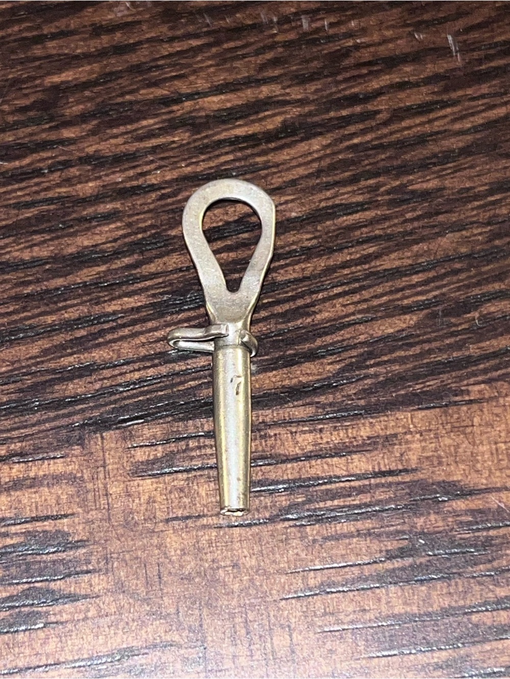 Antique Victorian Pocket Watch Winding Key – Size 7 Fob Pendant
